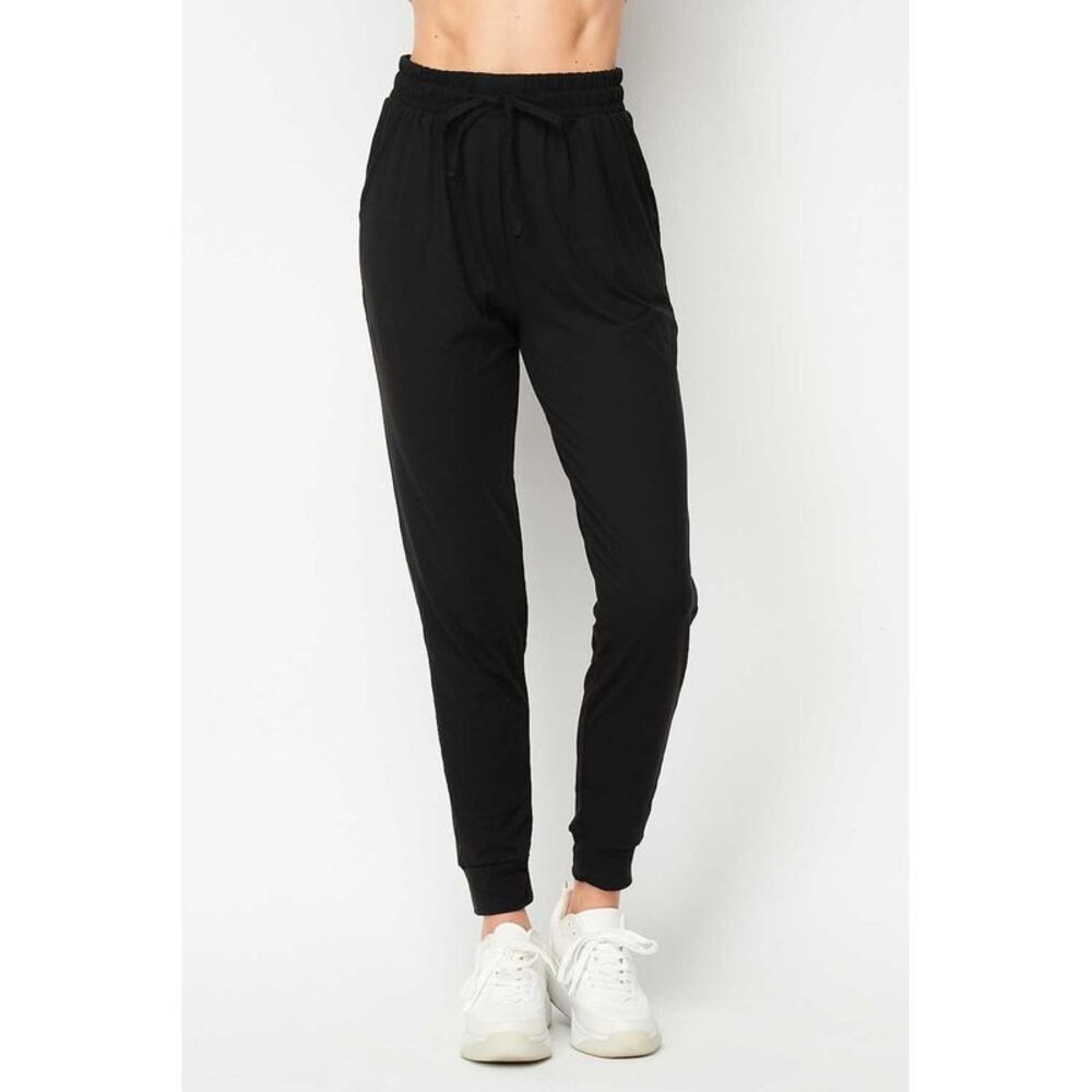 World of Leggings Buttery Smooth Basic Solid Plus Size Joggers - New Mix